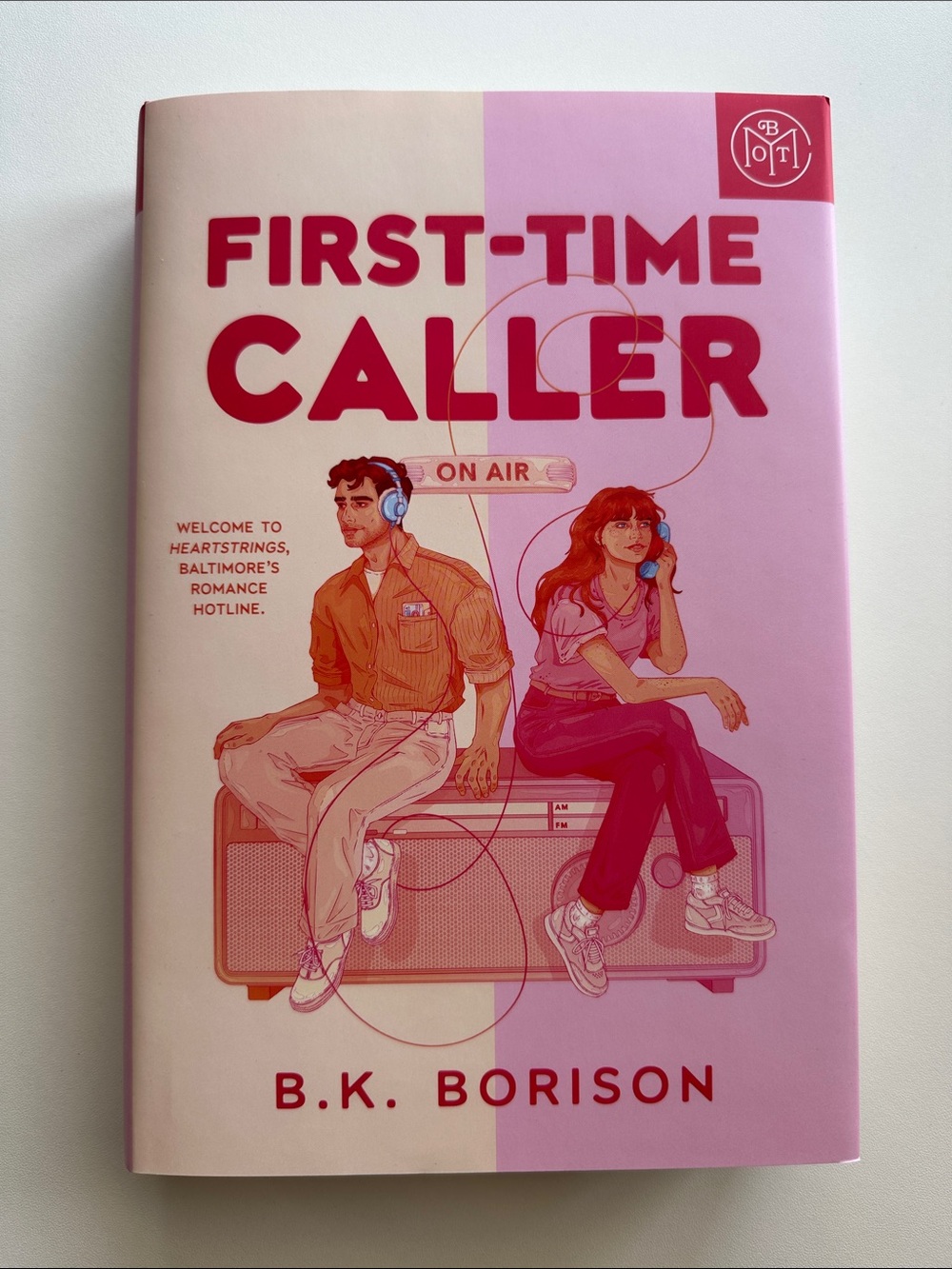 First-Time Caller by B.K. Borison - BotM  Hardcover Edition